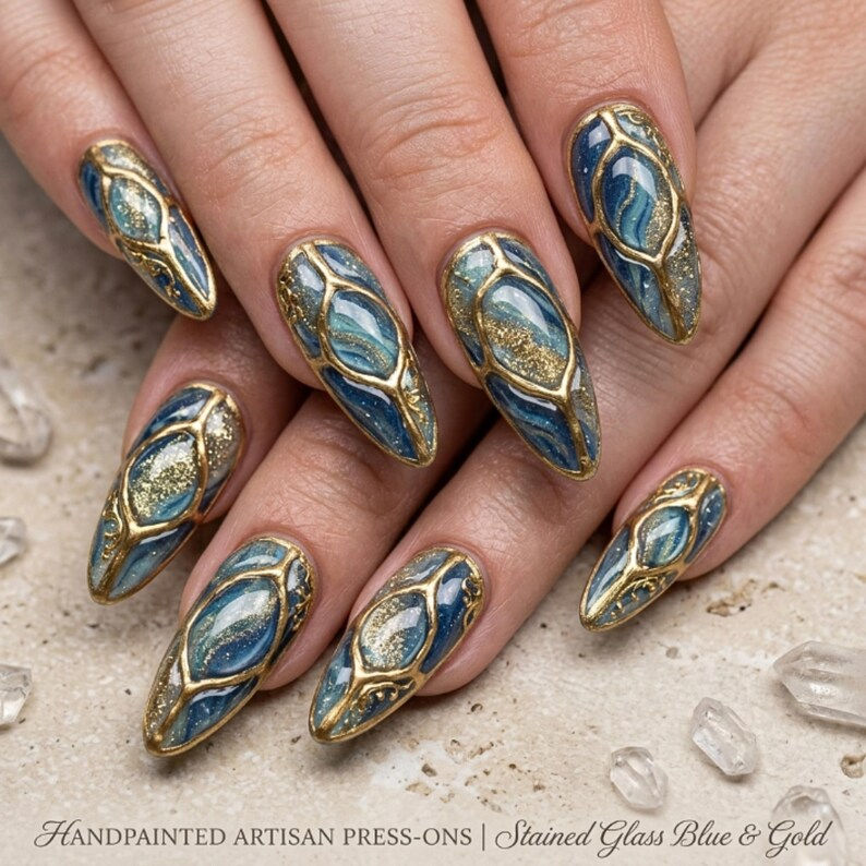 press on nails, custom press on nails, fake nails, Nails Art