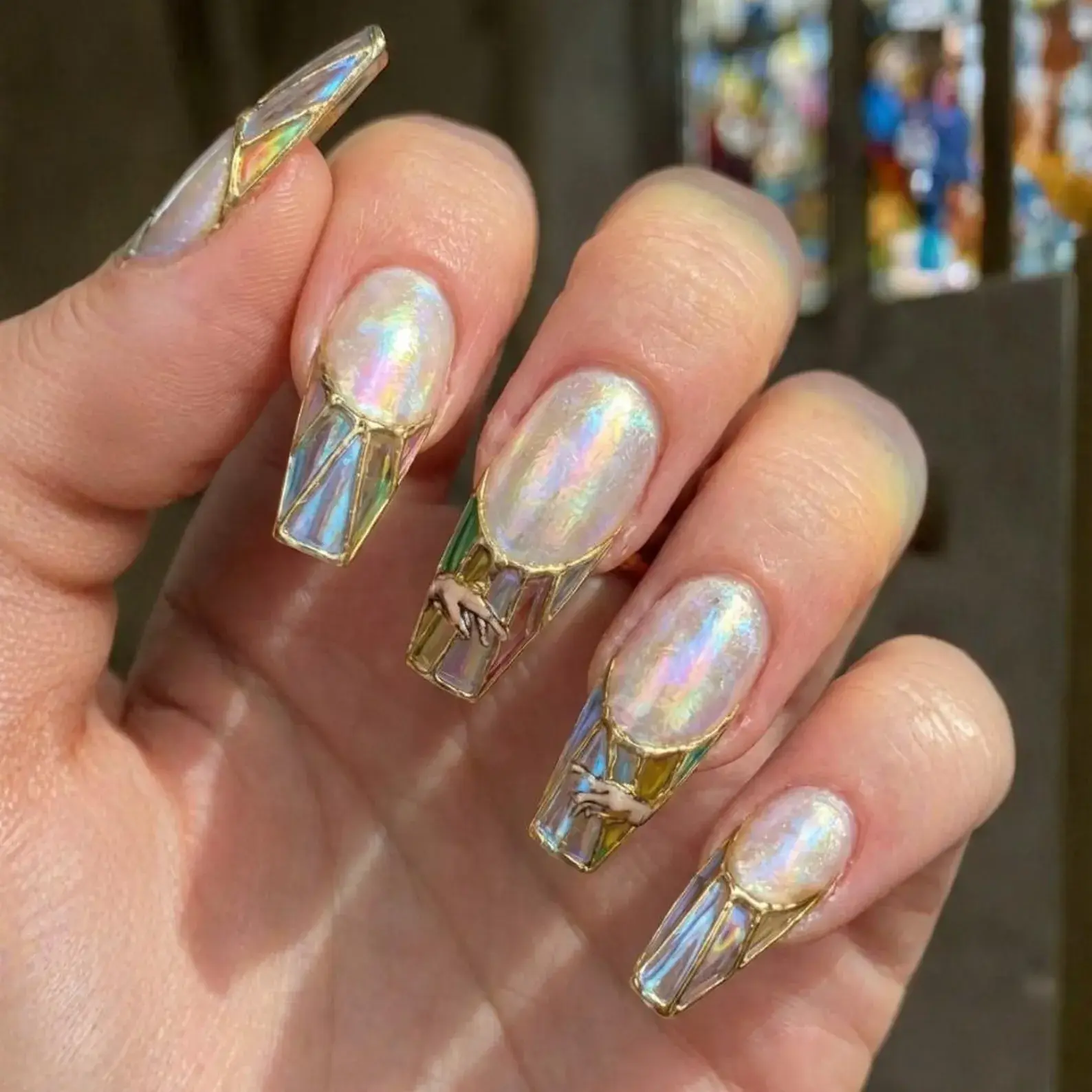 press on nails, custom press on nails, fake nails, Nails Art