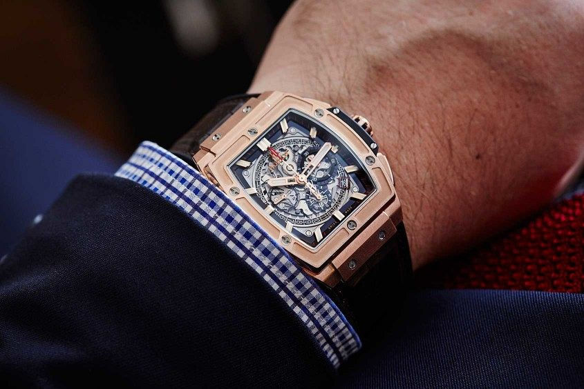 Thumbnail: Hublot Spirit of Big Bang King Gold 45mm Ref# 601.OX.0183.LR