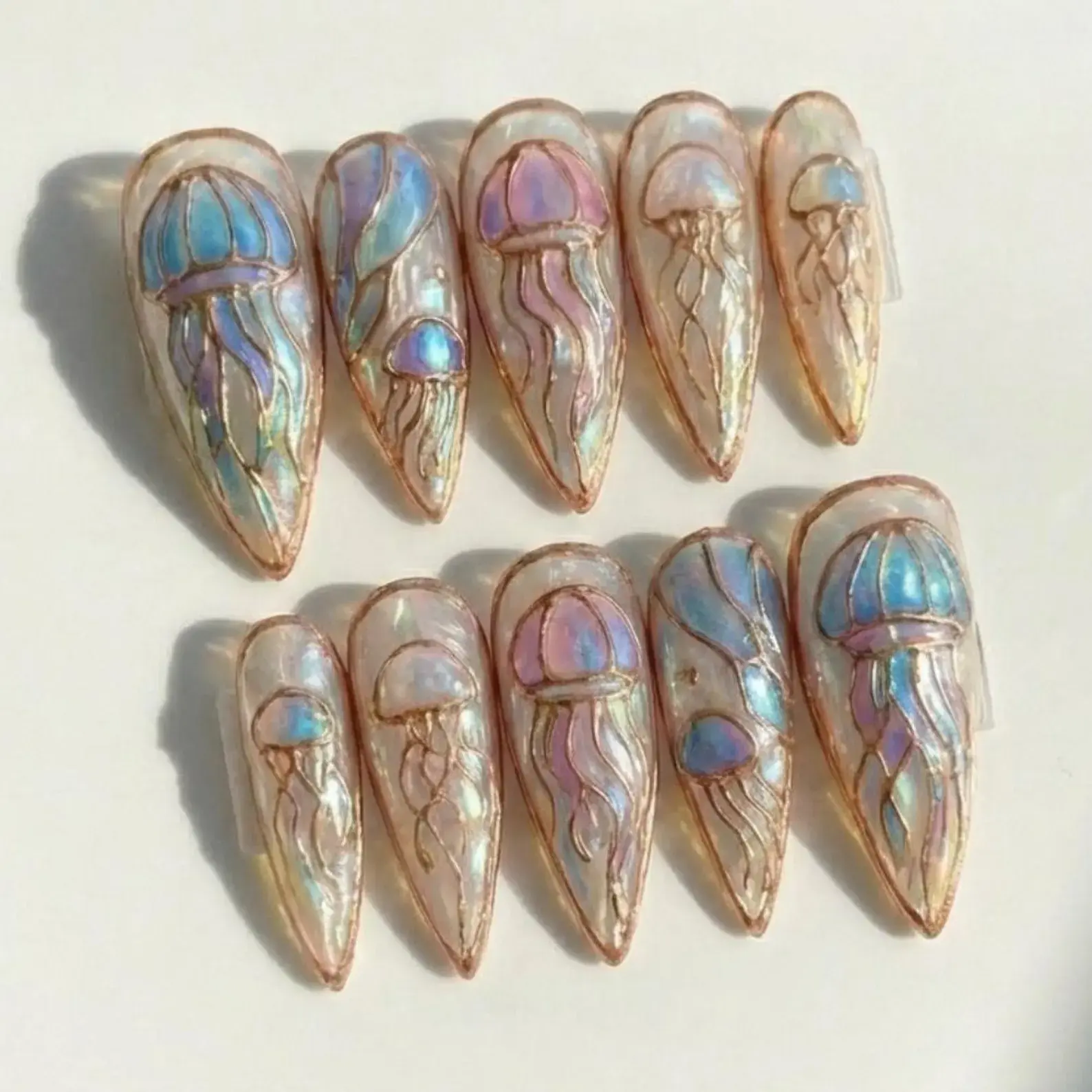 press on nails, custom press on nails, fake nails, Nails Art
