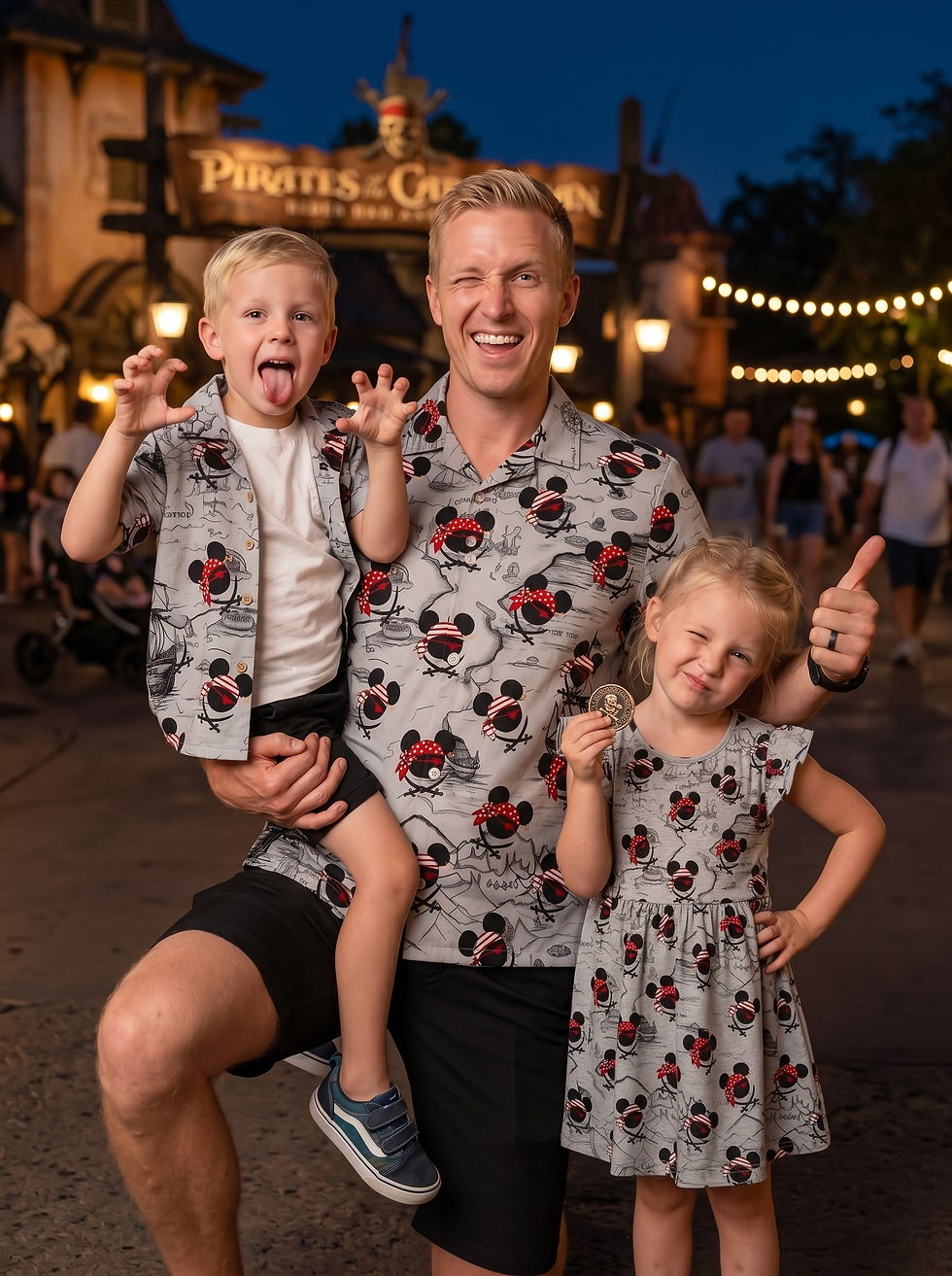 Thumbnail: Mouse Halloween Matching Family Set, Vacation Outfit, Trip Clothes