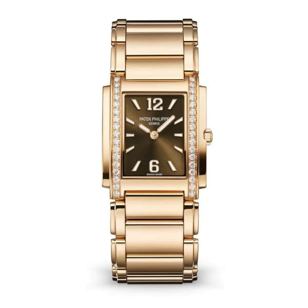 Patek Philippe Twenty~4 Quartz, Rose Gold with Diamonds Ref# 4910/1201R-001