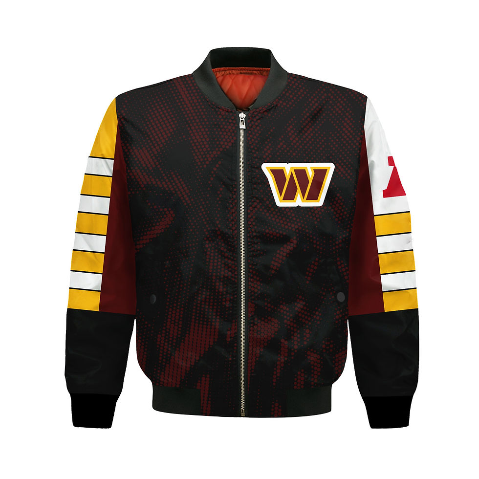 Thumbnail: Washington Commanders Football Team 2024 - 25 Wear Your Passion Bomber Jacket