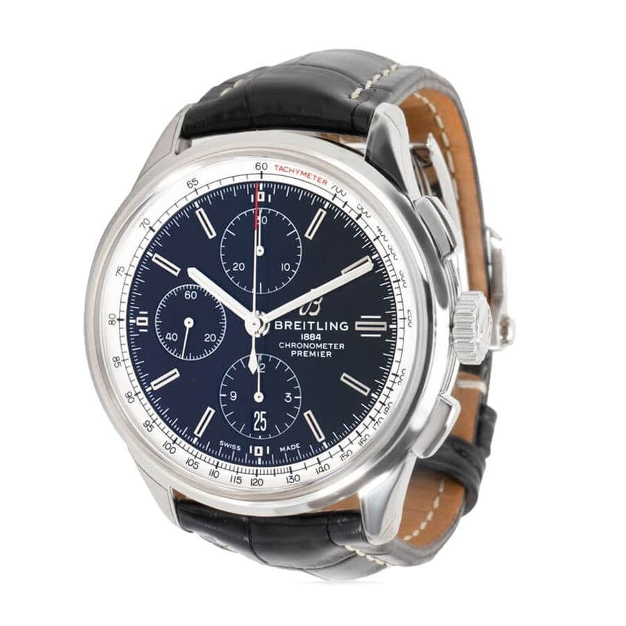 Thumbnail: Breitling Premier Chronograph A13315351B1P2 Black Dial