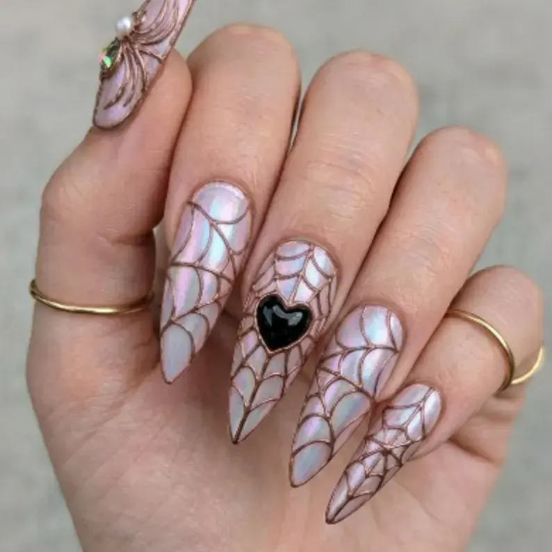 Thumbnail: press on nails, custom press on nails, fake nails, Nails Art
