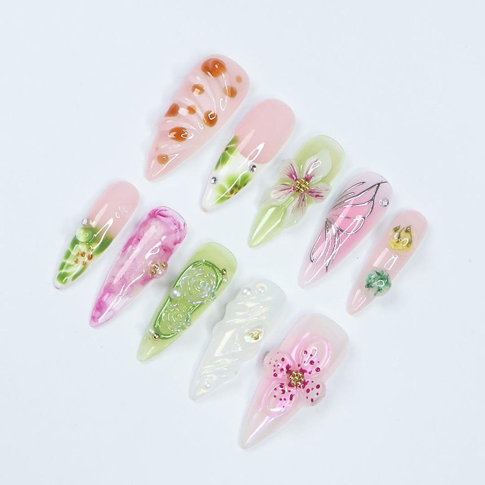 Thumbnail: press on nails, custom nails, fake nails, Nails Art, custom nail, Gift for her