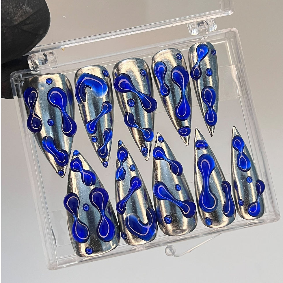 press on nails, custom nails, fake nails, Nails Art