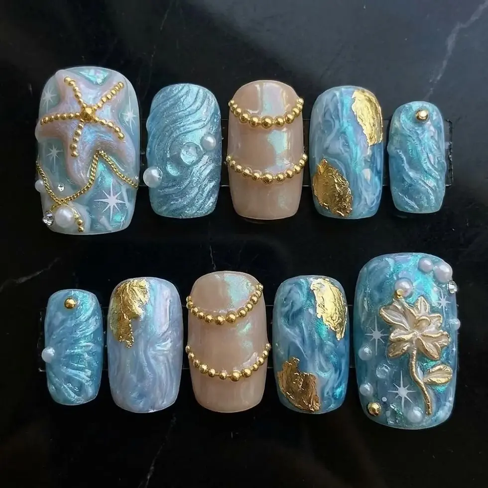 press on nails, custom press on nails, fake nails, Nails Art