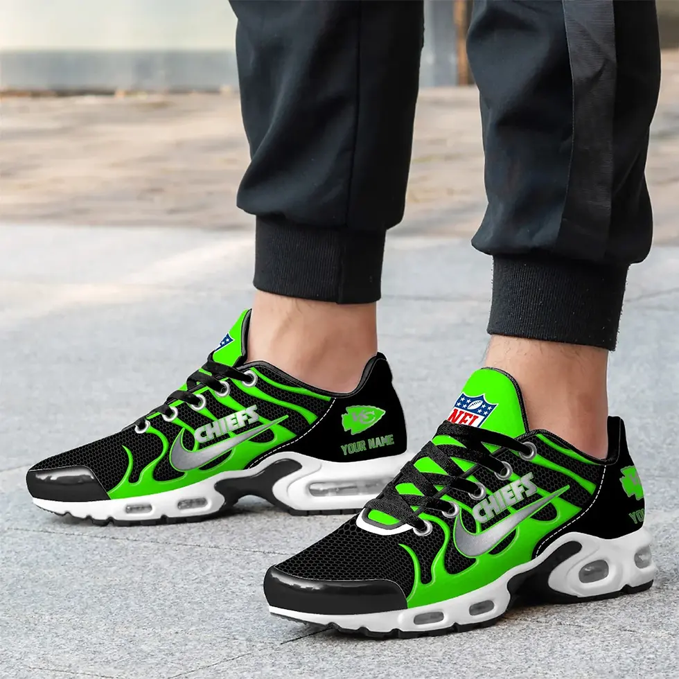 Thumbnail: Kansas City Chiefs Premium NFL Hi-Vis Safety Air Max Shoes