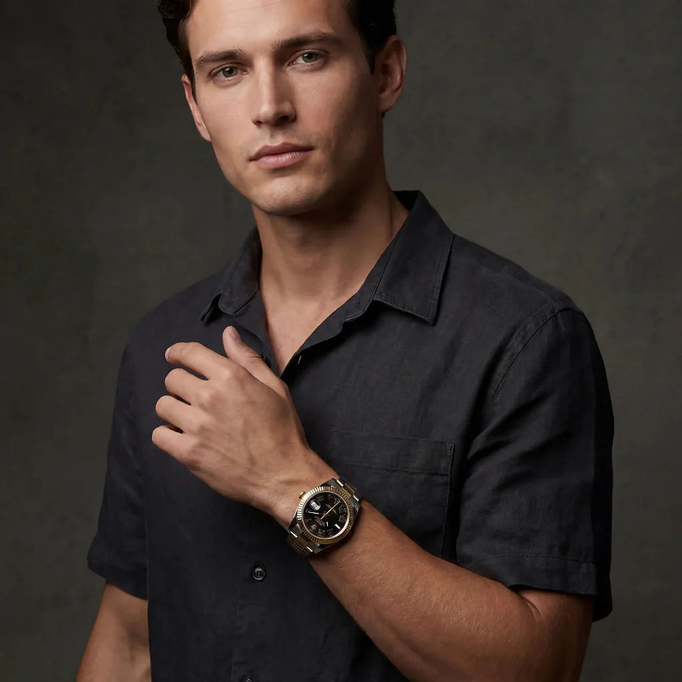 Thumbnail: Rolex Datejust Black Dial Men's Watch