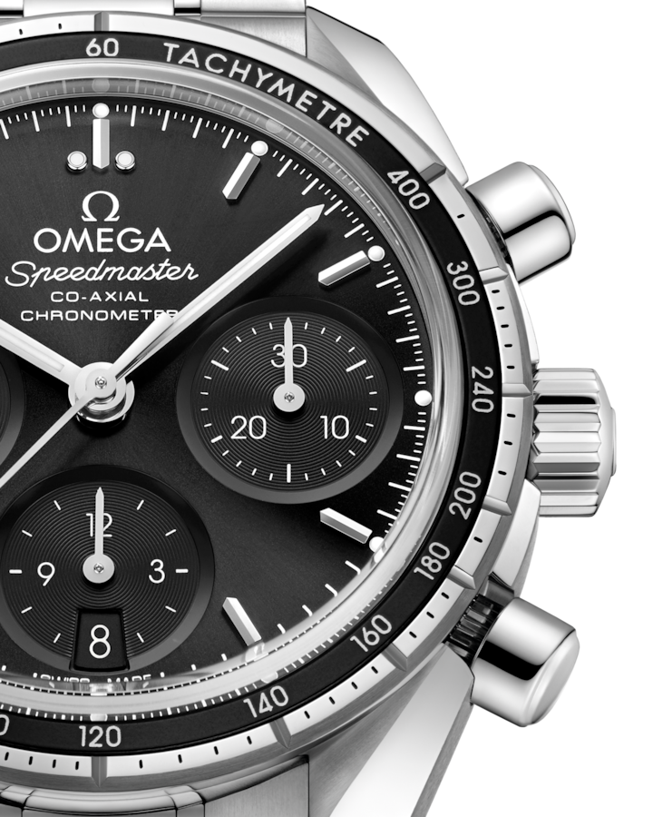 Thumbnail: Omega Speedmaster 38 38 mm, steel on steel Ref# 324.30.38.50.01.001