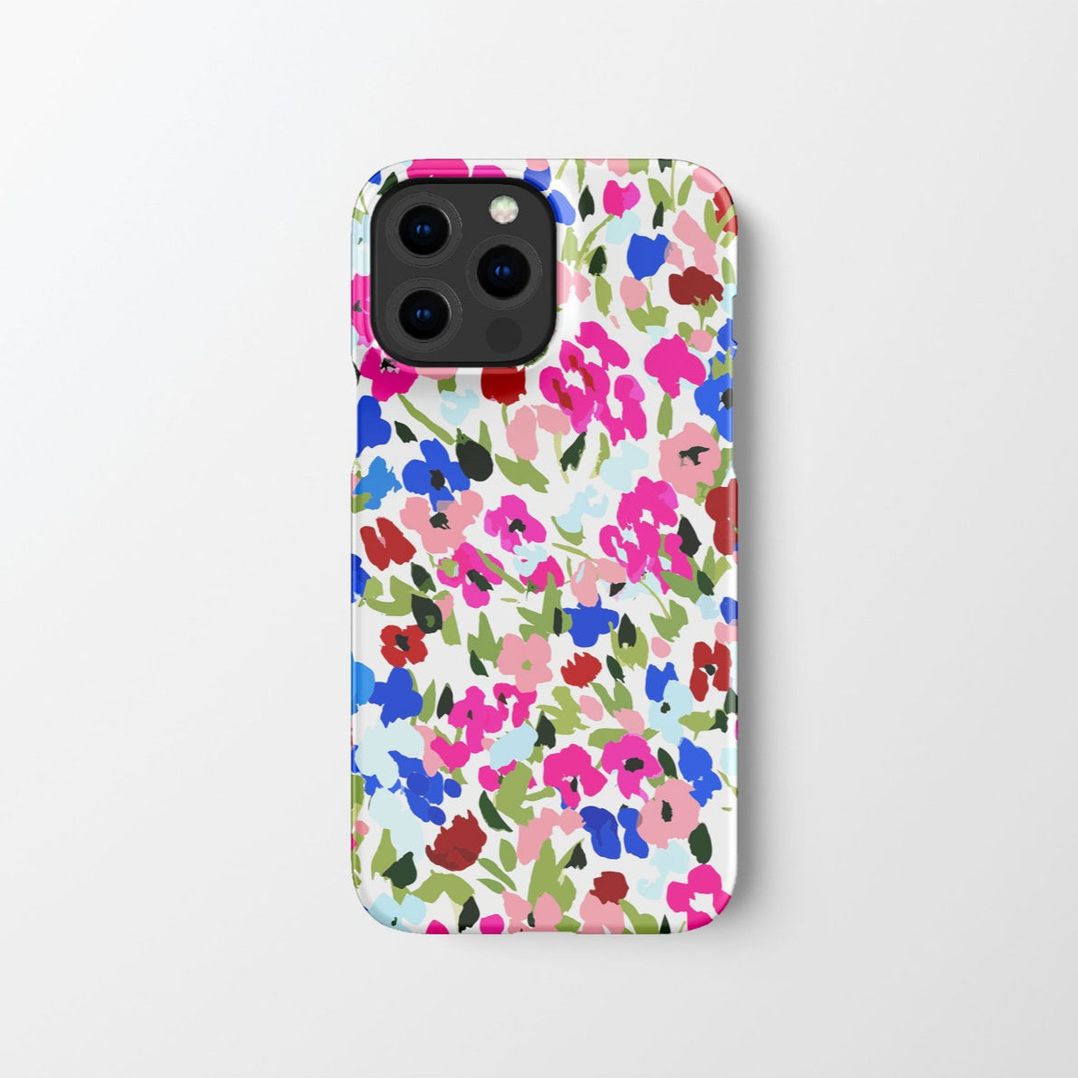WildFlowers Pattern Phone Case Cover | Abstract Hard Shell Protective Snap Tough