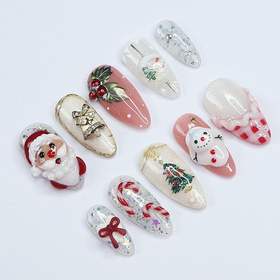 Thumbnail: press on nails, custom press on nails, fake nails, Nails Art
