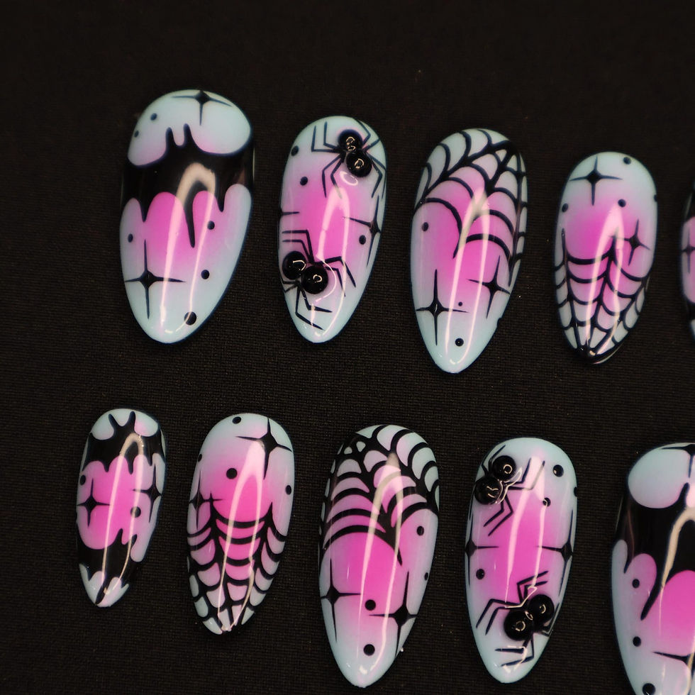Thumbnail: press on nails, custom nails, fake nails, Nails Art, custom nail, Gift for her