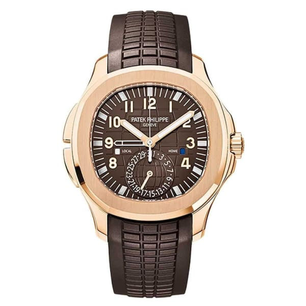 Patek Philippe Aquanaut Travel Time, 18k Rose Gold, 40.8mm Ref# 5164R-001