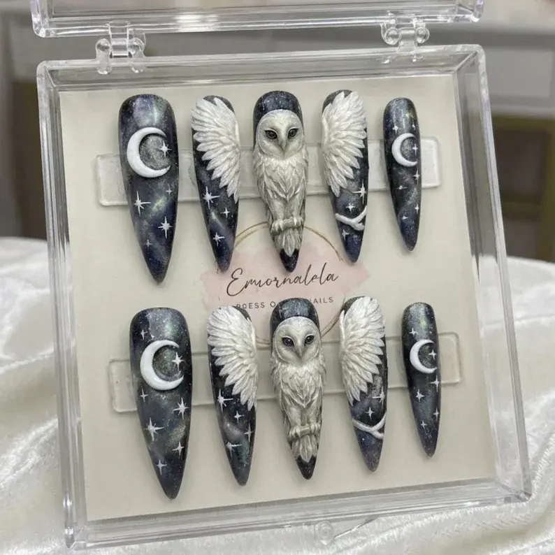 press on nails, custom press on nails, fake nails, Nails Art