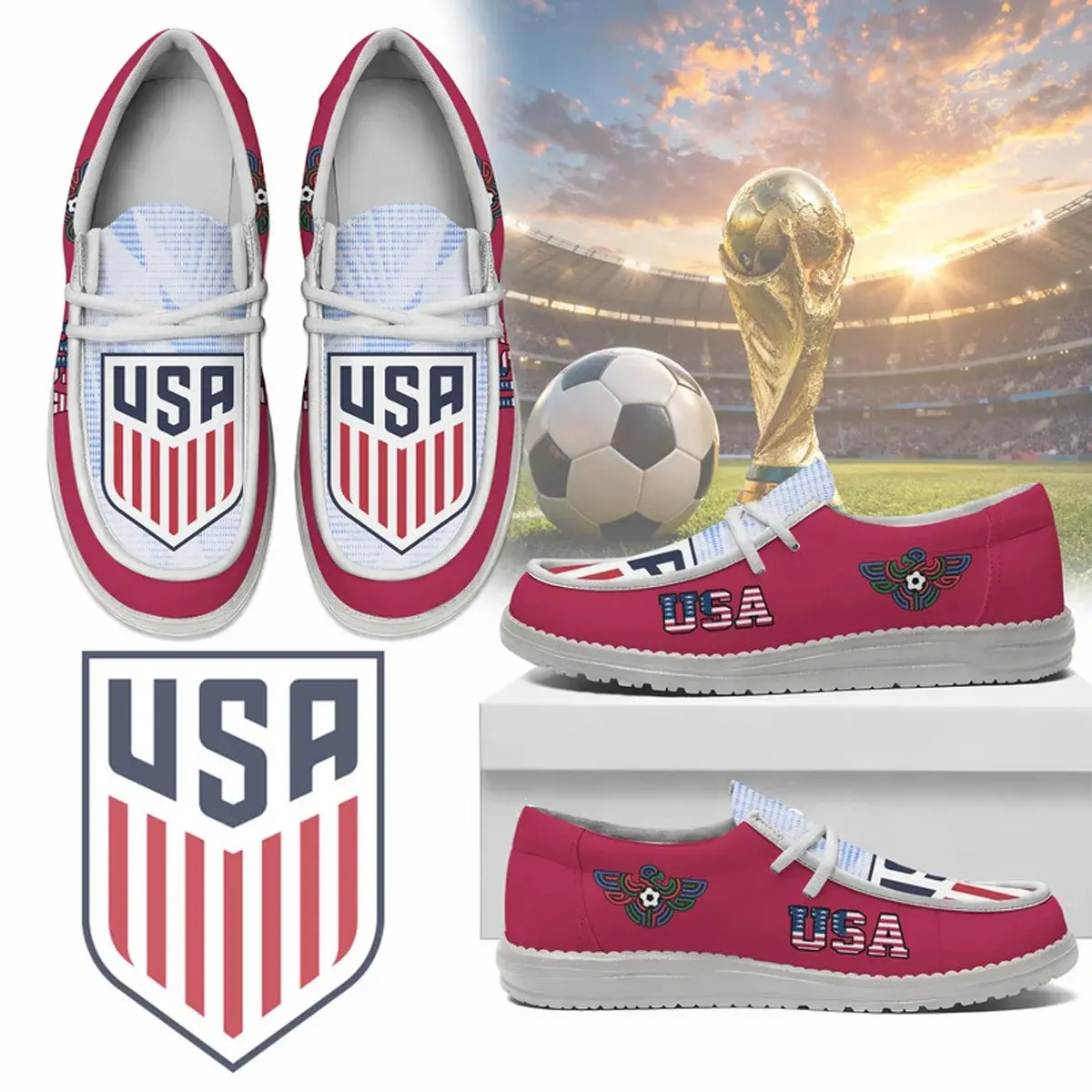 USA Premium World Cup 2026 Loafer Shoes