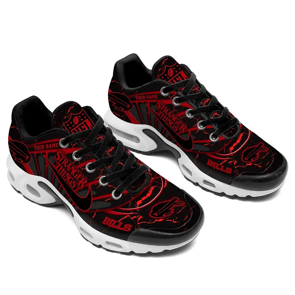 Thumbnail: Buffalo Bills Custom Air-Style Sneakers V.12