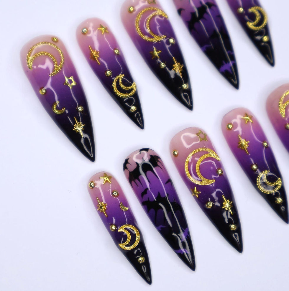 Thumbnail: press on nails, custom nails, fake nails, Nails Art, custom nail, Gift for her