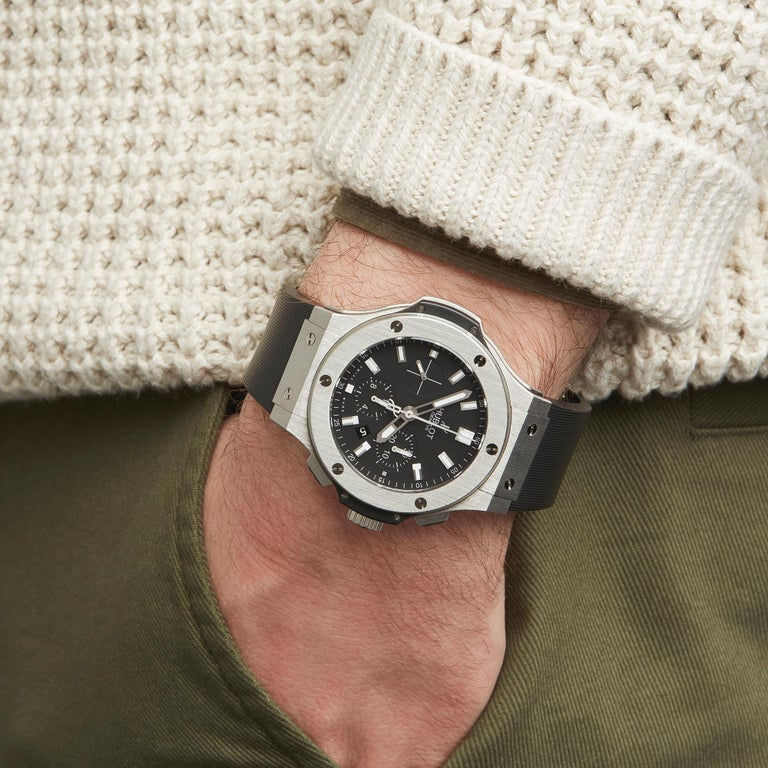 Thumbnail: Hublot Big Bang, Steel Chronograph 44mm Ref# 301.SX.1170.RX