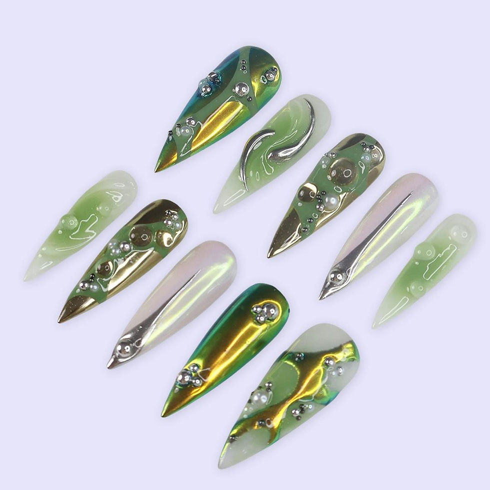 Thumbnail: press on nails, custom nails, fake nails, Nails Art, custom nail