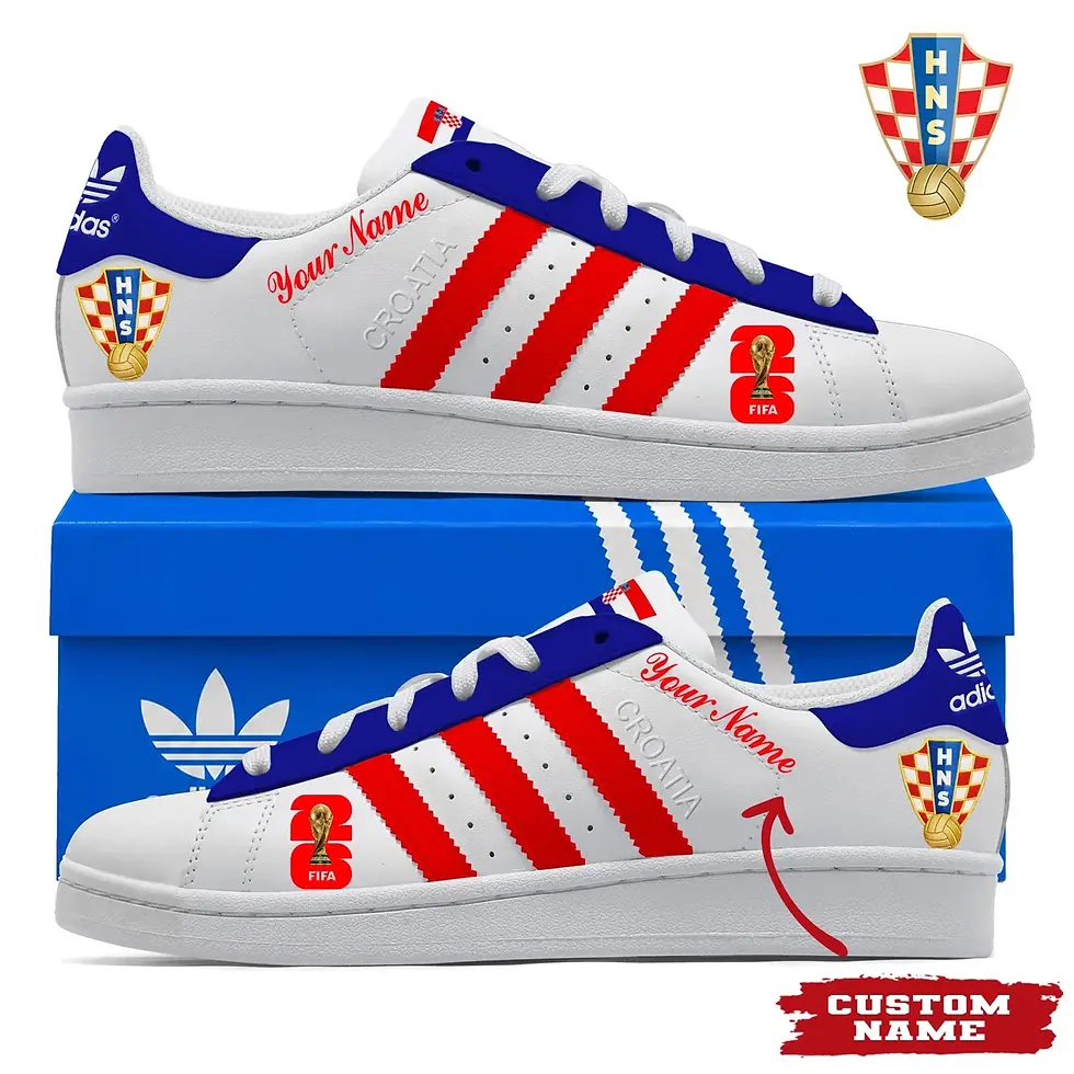 Thumbnail: Croatia Premium WC26 Stan Smith Shoes