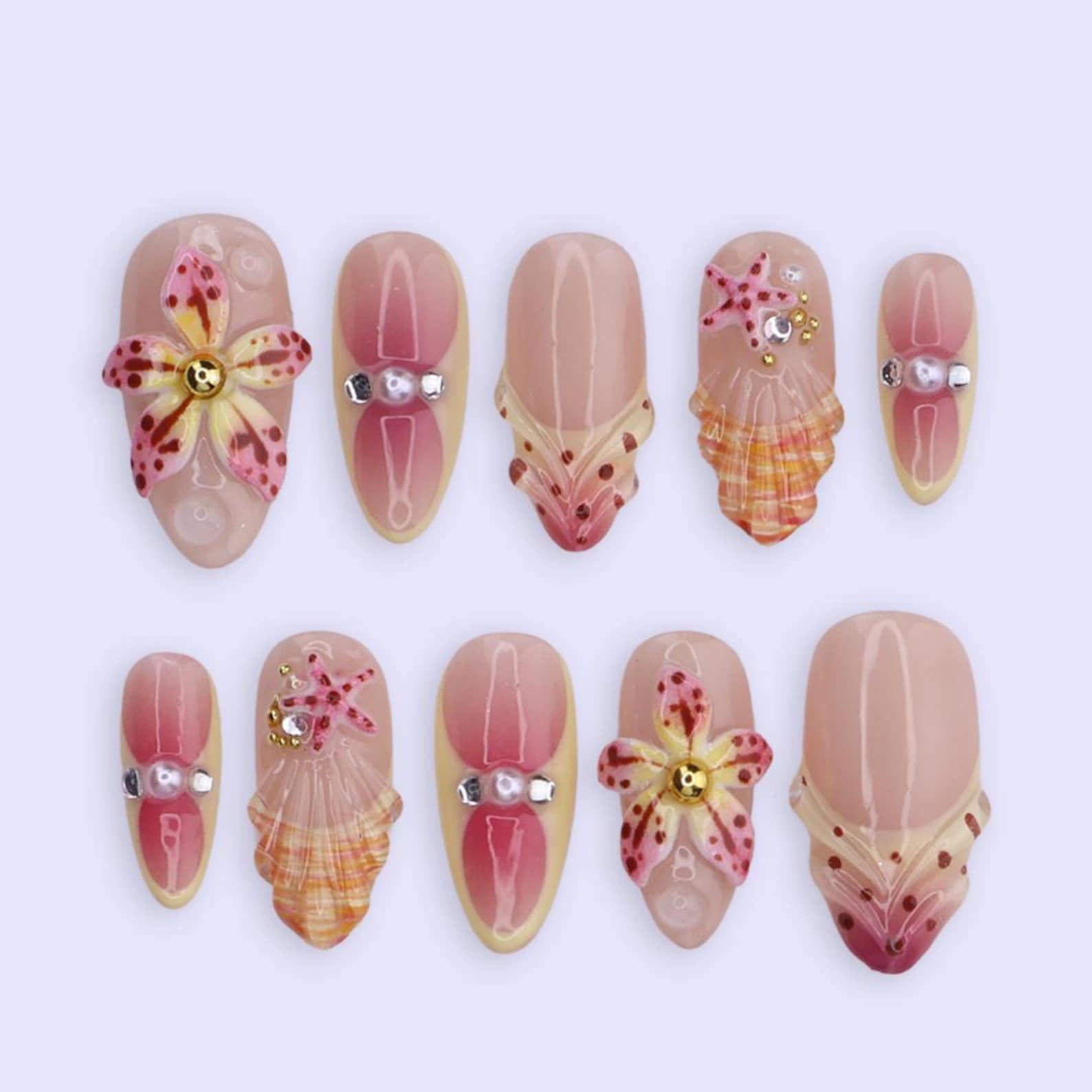 press on nails, custom nails, fake nails, Nails Art