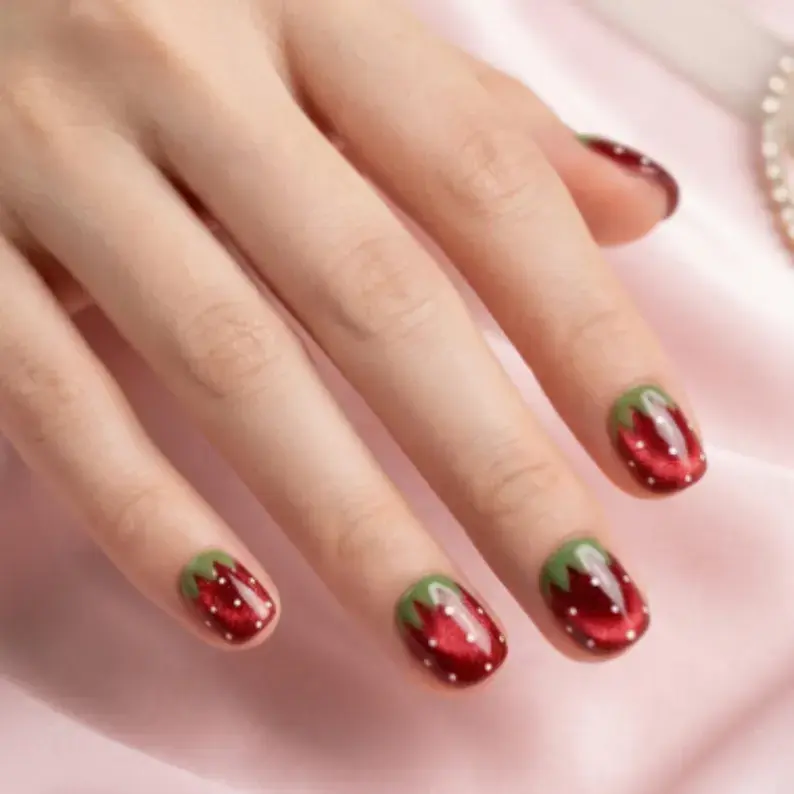 Thumbnail: press on nails, custom press on nails, fake nails, Nails Art