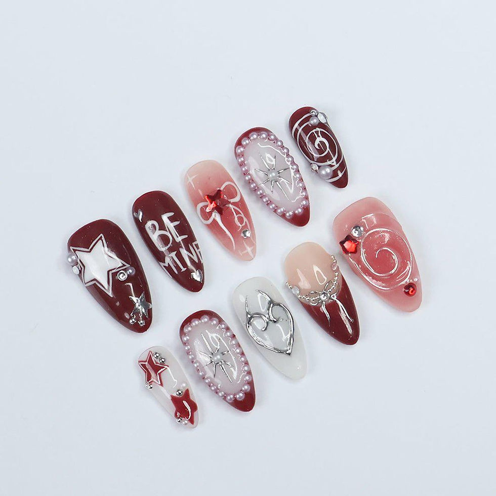 Thumbnail: press on nails, custom nails, fake nails, Nails Art, custom nail, Gift for her