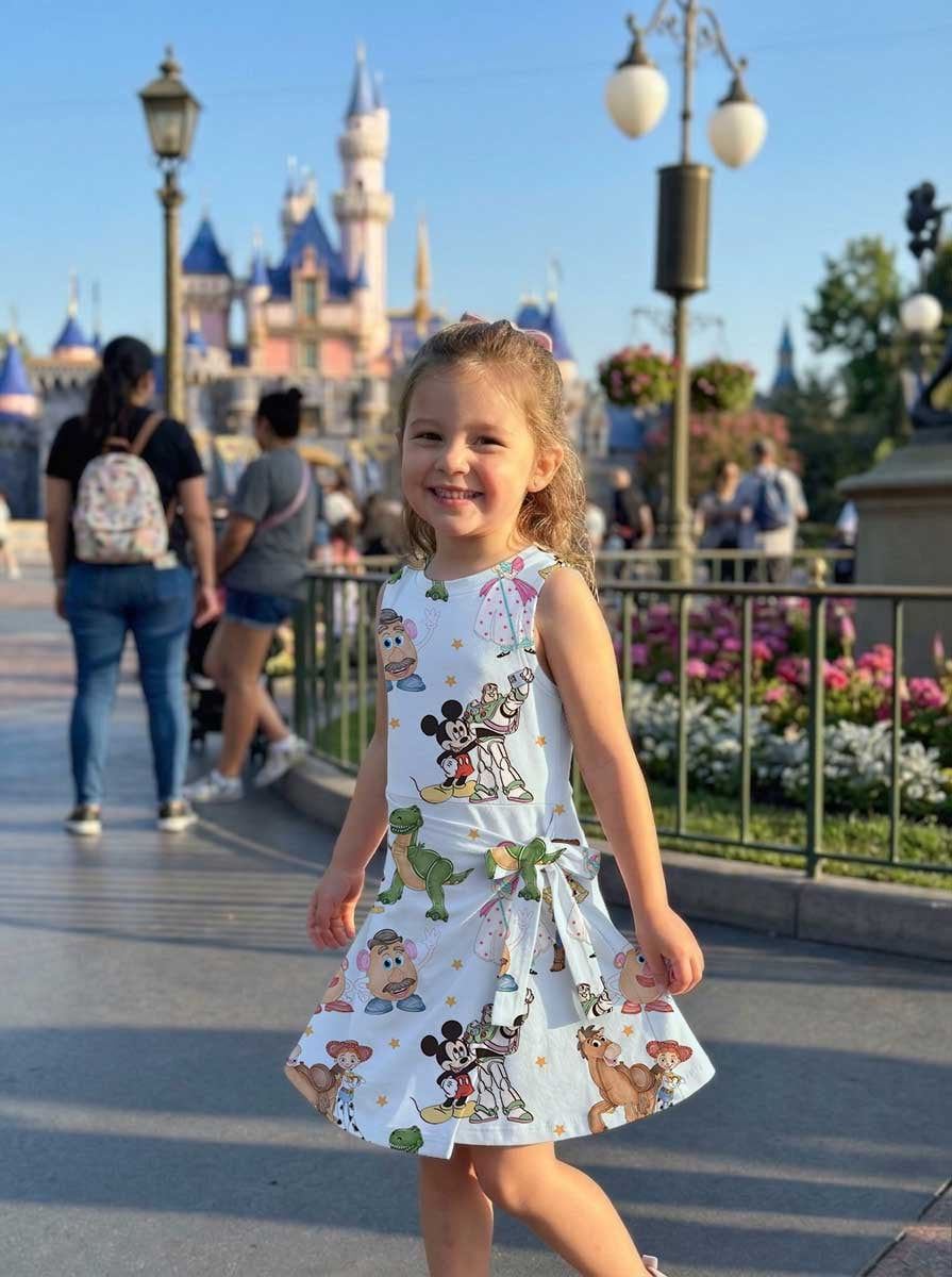 Thumbnail: Girls Toy Story Characters Outfit, Family Matching Tennis Dress Skirt