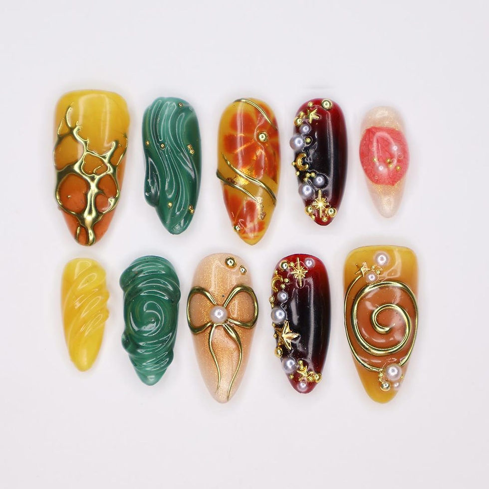 press on nails, custom nails, fake nails, Nails Art