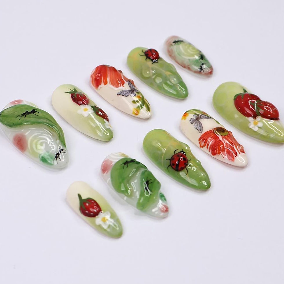 Thumbnail: press on nails, custom nails, fake nails, Nails Art