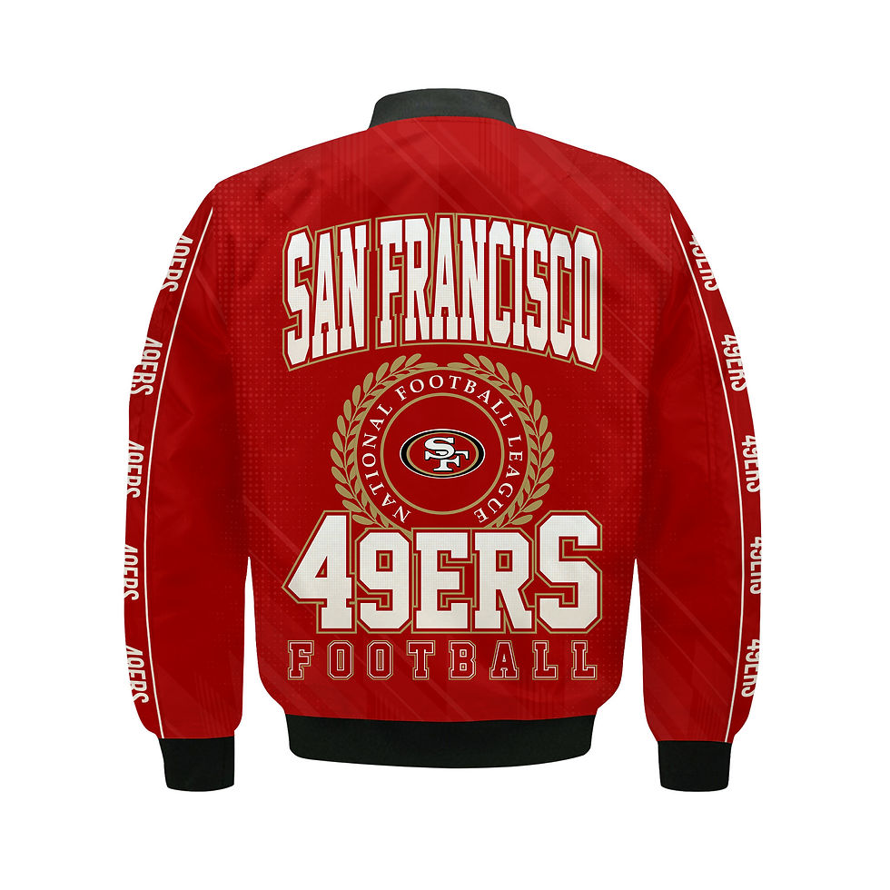 Thumbnail: San Francisco 49ers Football Team 2024 - 25 Personality, Outstanding Bomber Jack