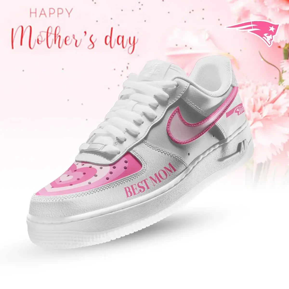 Seattle Seahawks Premium NFL Mother Day Custom Air Force 1 Sneakers