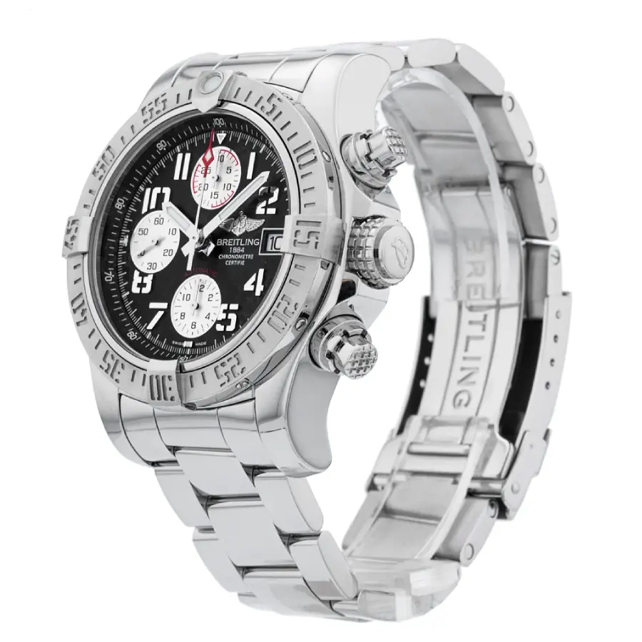 Thumbnail: Breitling Super Avenger II A13370 Blue Dial