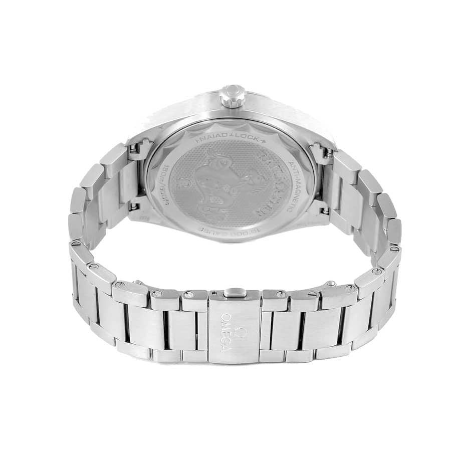 Thumbnail: Omega Railmaster 220.10.40.20.03.001 Blue Dial Steel Bracelet Watch