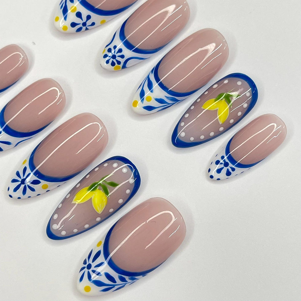 Thumbnail: press on nails, custom press on nails, fake nails, Nails Art