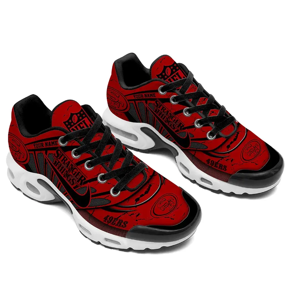 Thumbnail: San Francisco 49ers Custom Air-Style Sneakers V.13