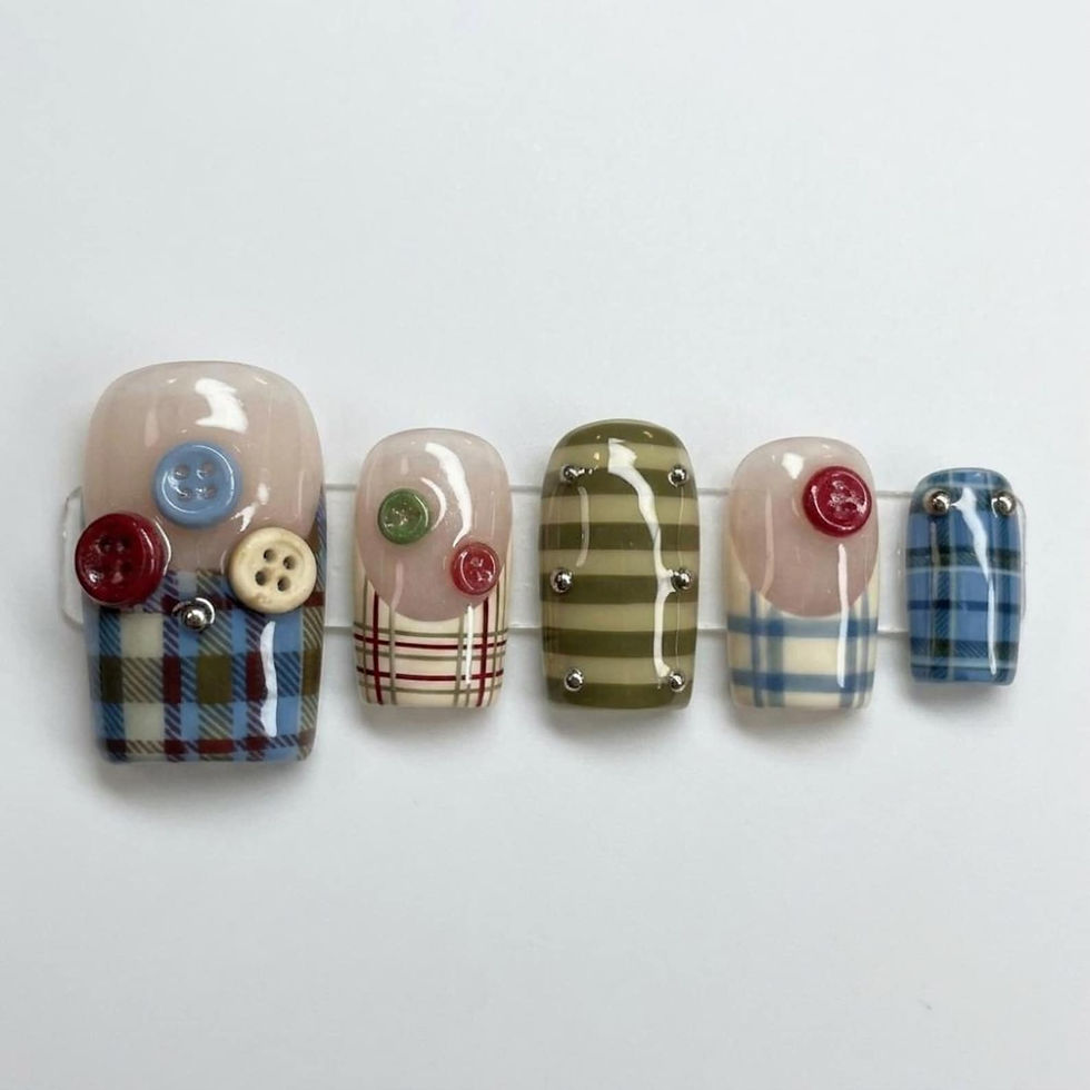 Thumbnail: press on nails, custom nails, fake nails, Nails Art, custom nail, Gift for her