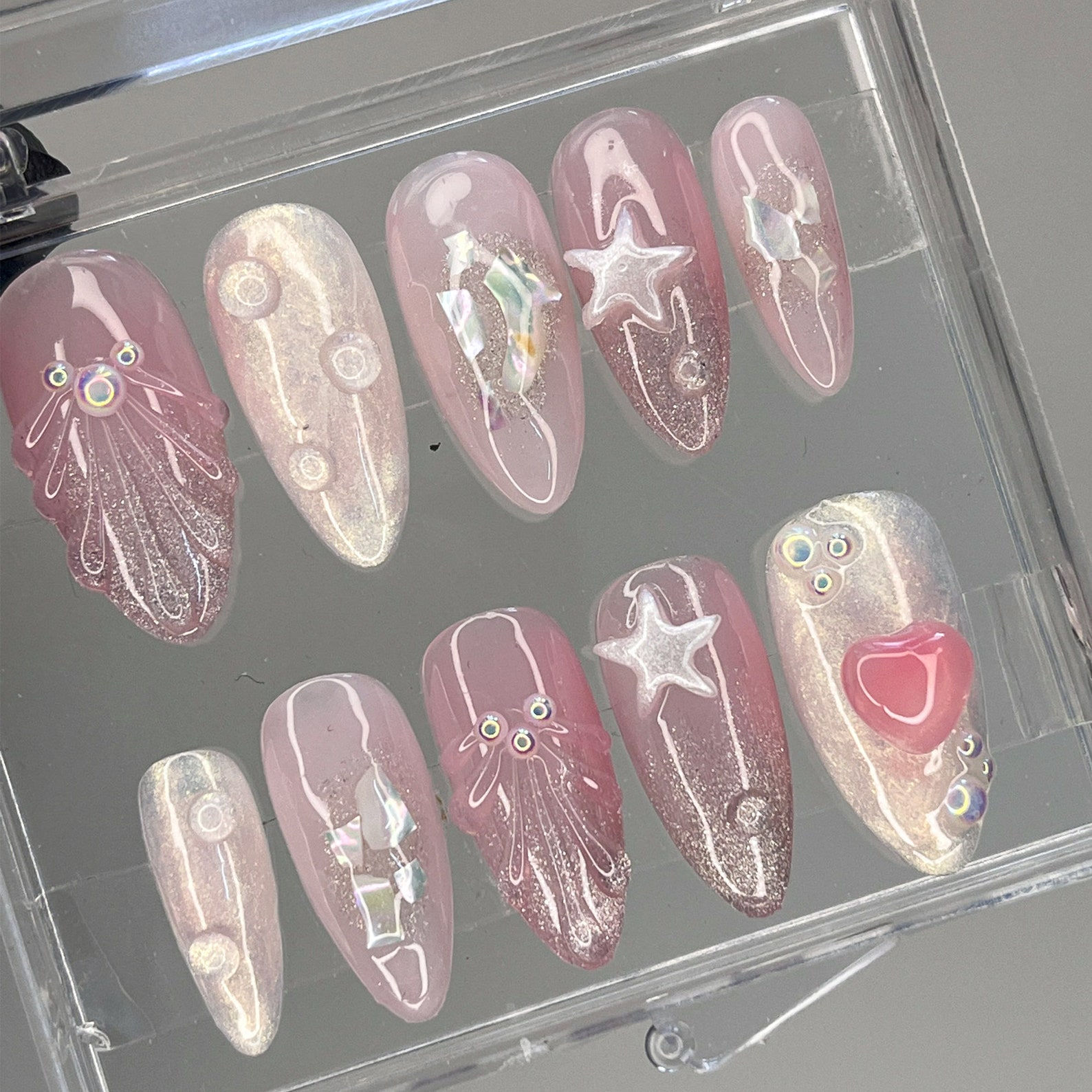press on nails, custom press on nails, fake nails, Nails Art