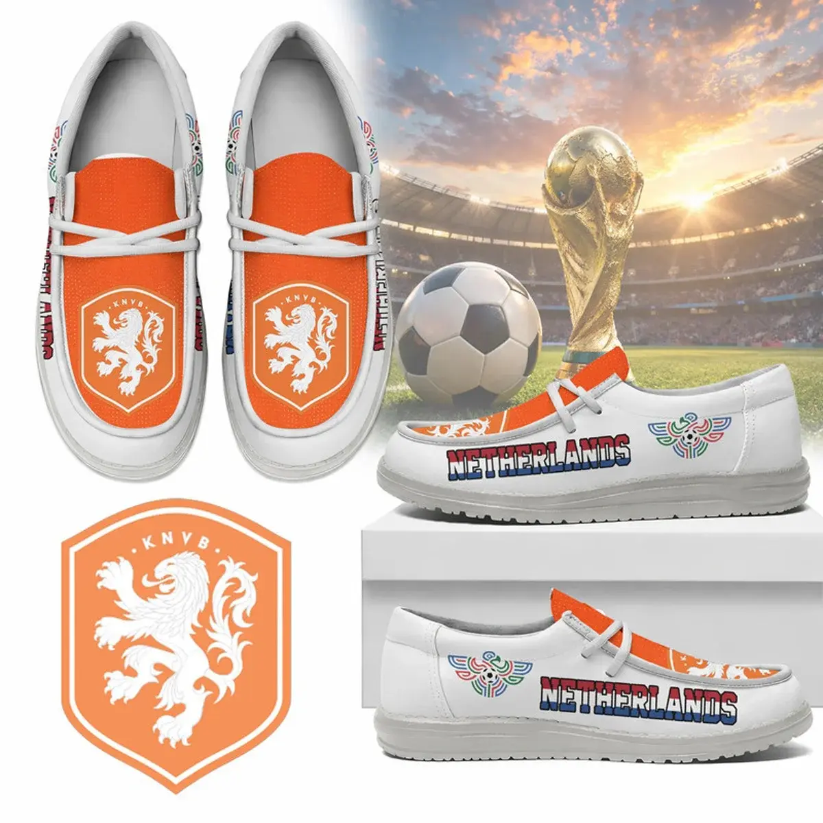 Netherlands Premium World Cup 2026 Loafer Shoes