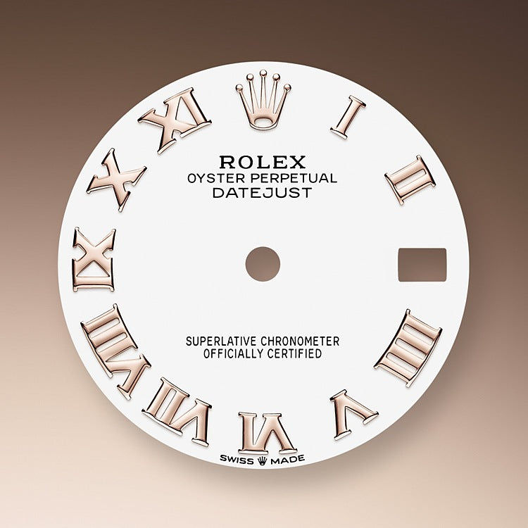 Thumbnail: Rolex Datejust 31, Oystersteel, Everose Gold & diamonds Ref# 278381RBR-0004
