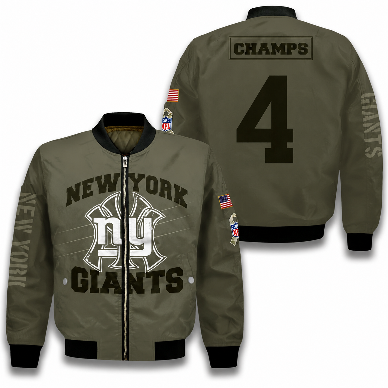 New York Giants National Football League 2023 Unisex AOP Bomber Jacket