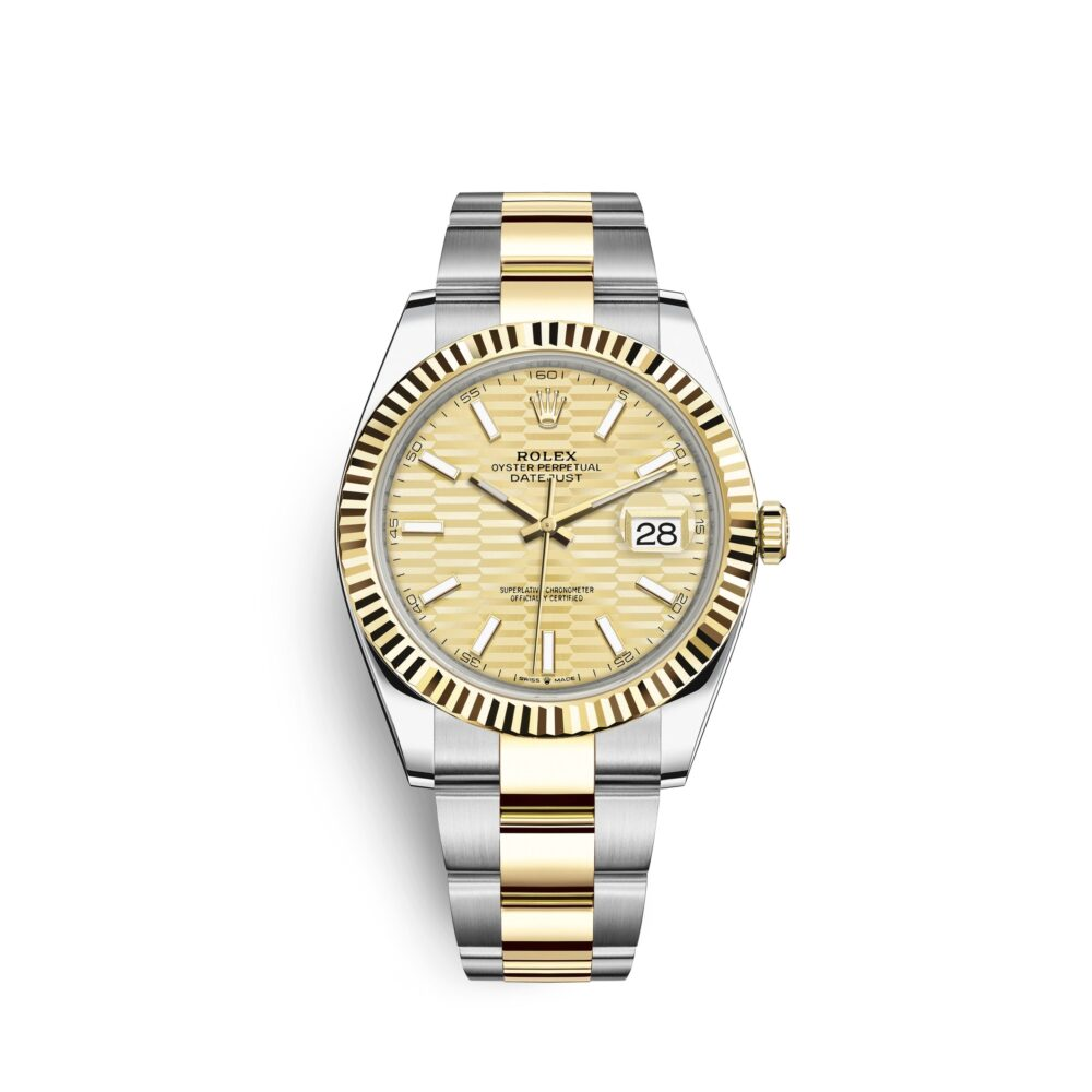 Rolex Datejust 41, Oystersteel & Yellow Gold Ref# 126333-0021
