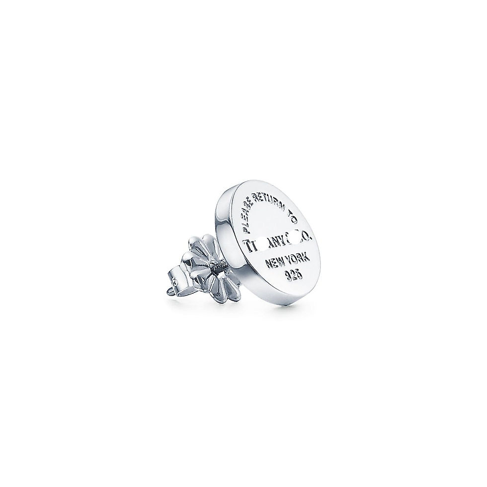 Thumbnail: Engraved Circle Stud Earrings