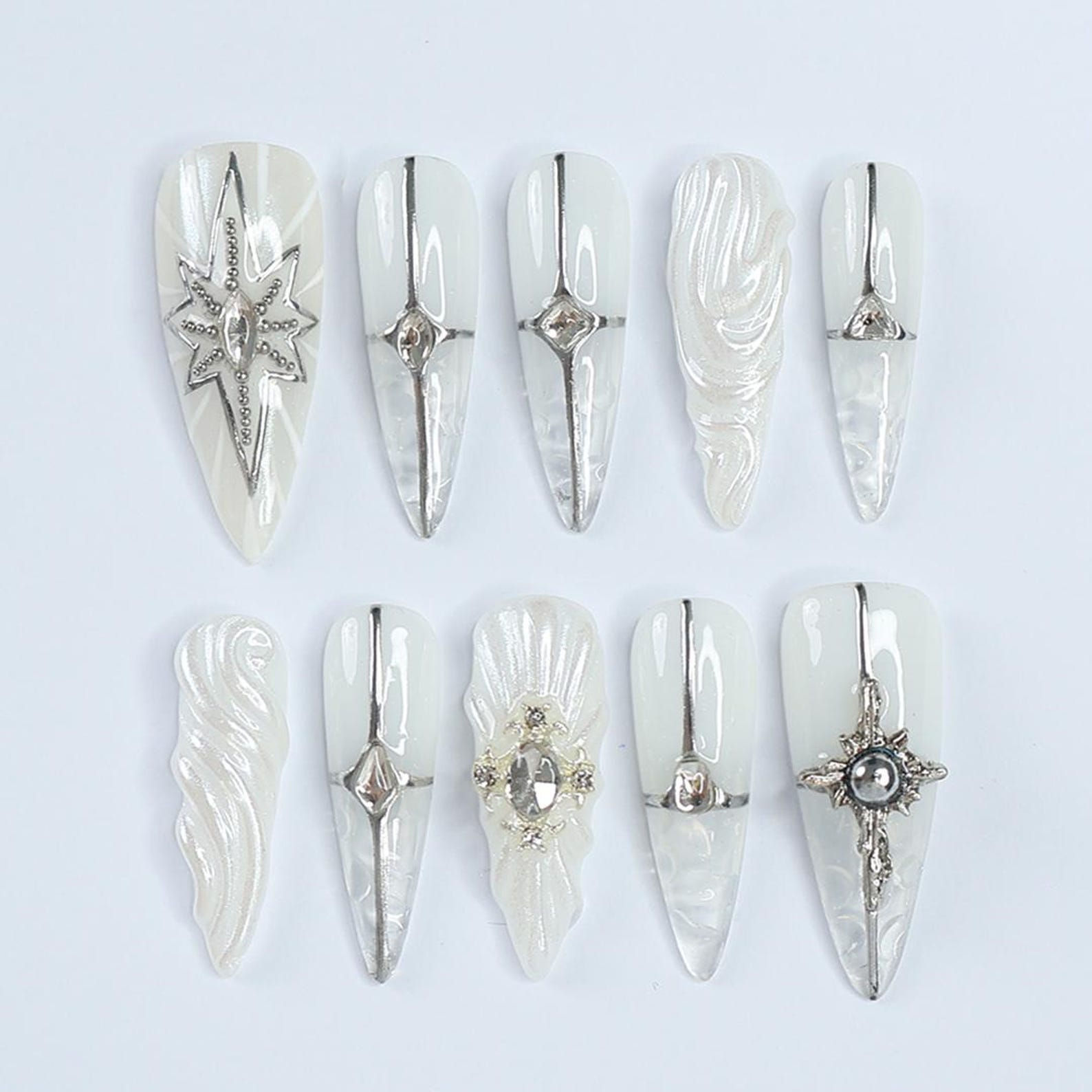 press on nails, custom press on nails, fake nails, Nails Art