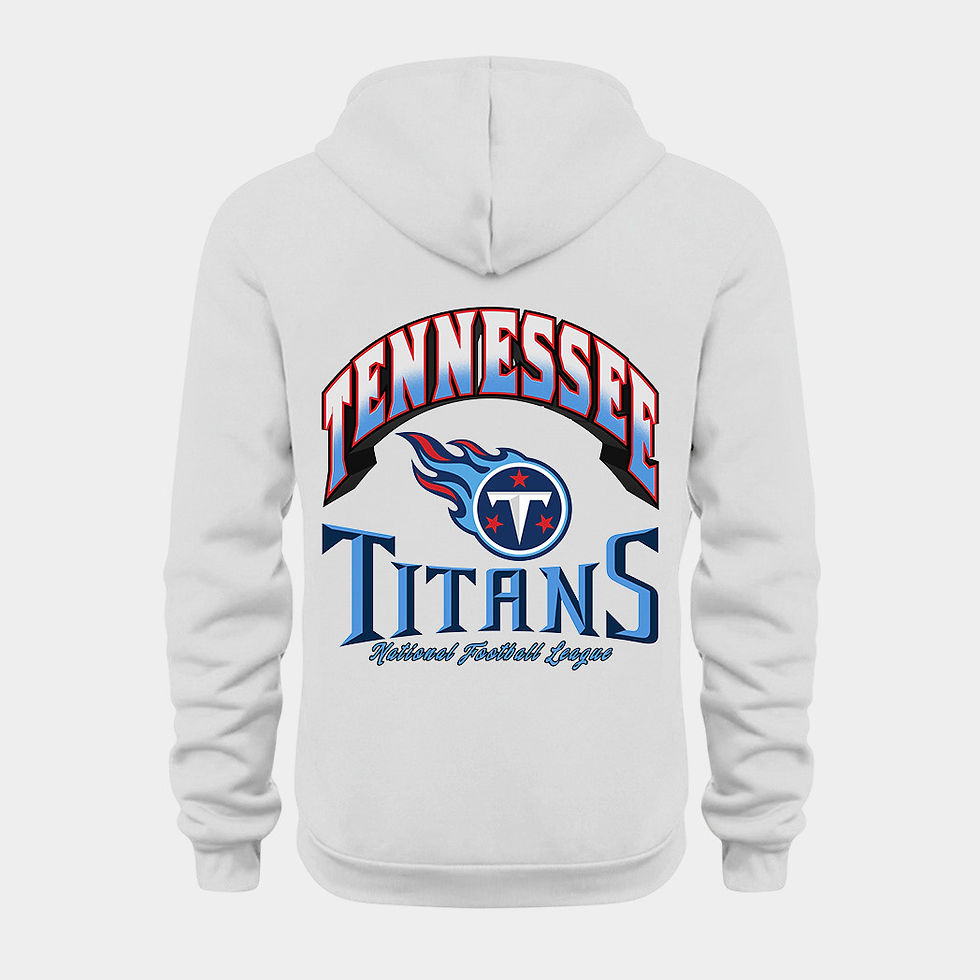 Thumbnail: Tennessee Titans White Quarter Zip Hoodie