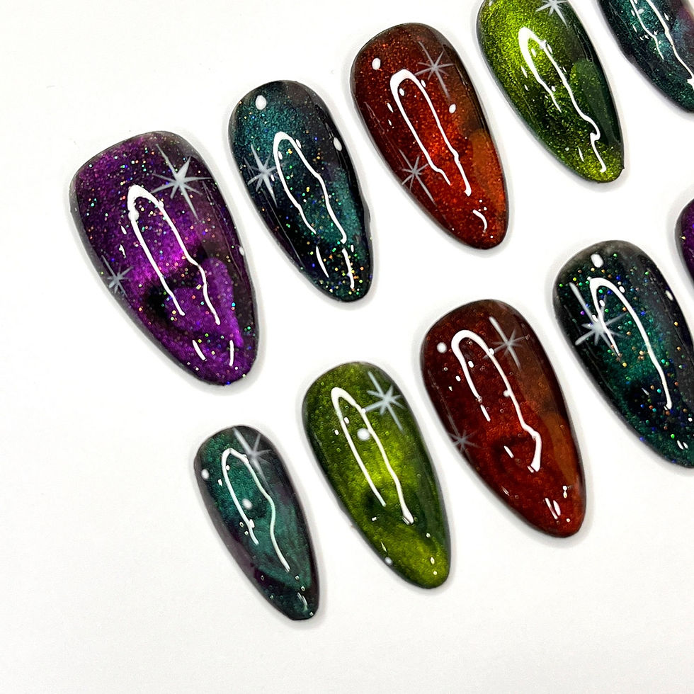 Thumbnail: press on nails, custom nails, fake nails, Nails Art, custom nail, Gift for her