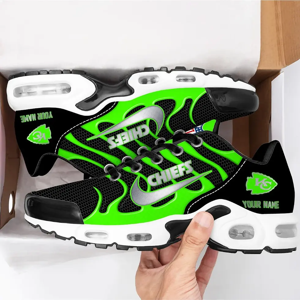 Thumbnail: Kansas City Chiefs Premium NFL Hi-Vis Safety Air Max Shoes