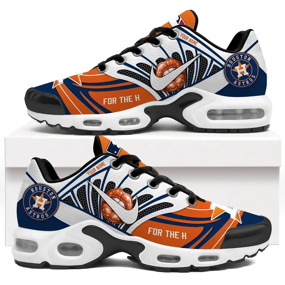 Thumbnail: Houston Astros Custom Air-Style Sneakers V.9